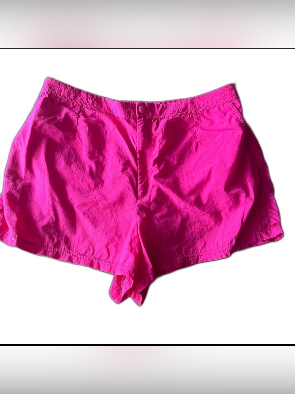Lands’ End Built in Underwear Fly Front Hybrid Pink Shorts